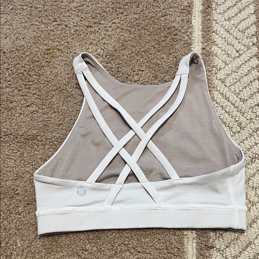 lululemon athletica white Sports Bra
